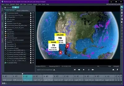 Weatherscape weather video software powered by Foreca